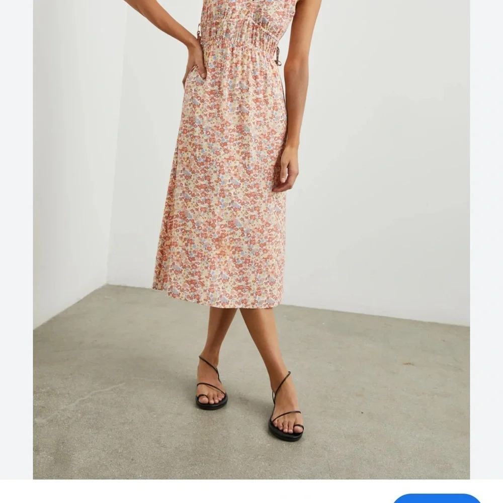 Rails Women’s Constantine Multi Wildflower Sleeveless Midi Dress Size Medium - Picture 2 of 16